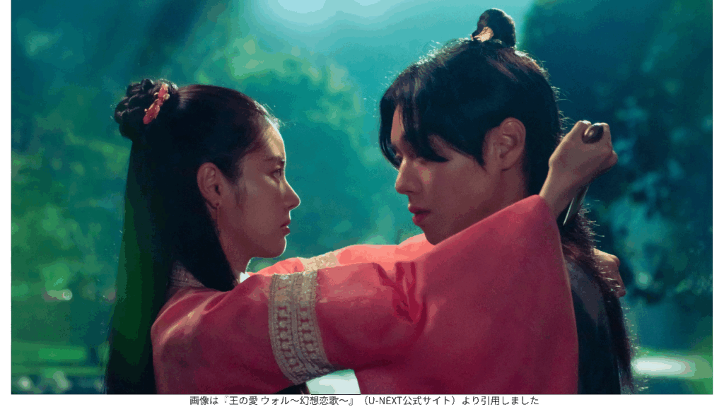 画像は『王の愛 ウォル～幻想恋歌～』（U-NEXT公式サイト）より引用しました