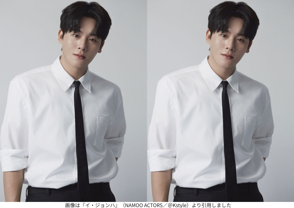 画像は『イ・ジョンハ』（NAMOO ACTORS／＠Kstyle）より引用しました