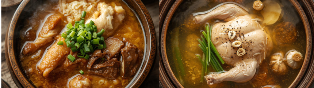 サムゲタン風スープ